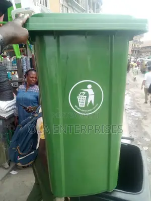 1100-Litre Plastic Waste Bin