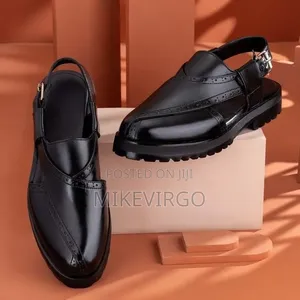 Handmade Oxford Design Men's Leather Shoe Sandals