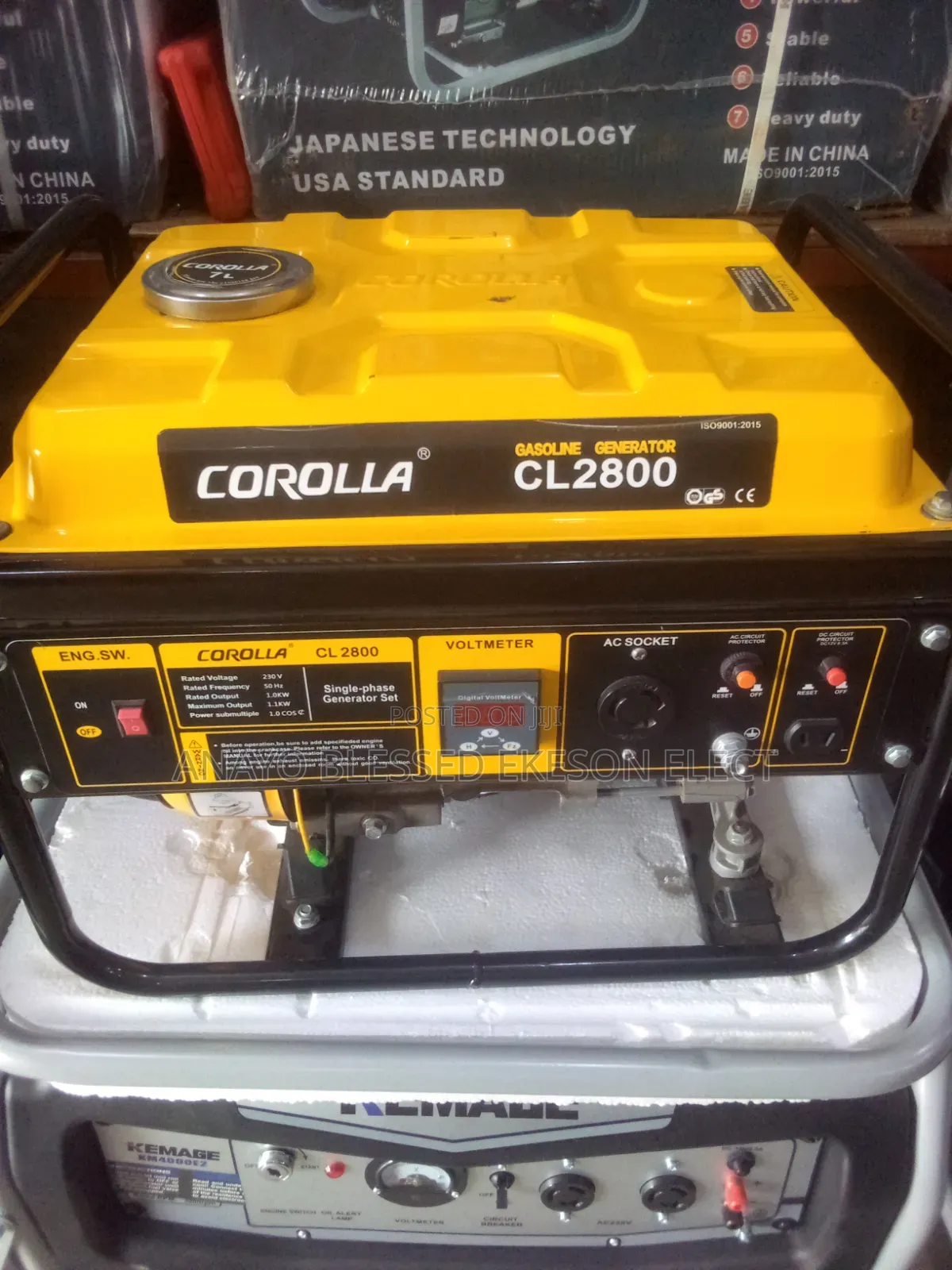 Corolla Generator Cl2800 1.5kva