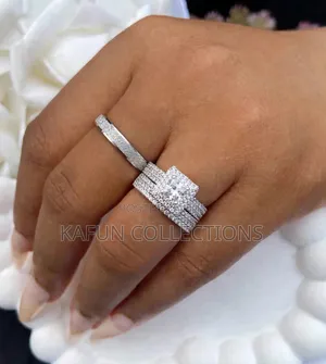 His and Hers Original Titanium Steel and Zirconia Couple's Ring Set