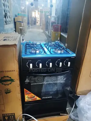 Original Phenix 50by50 4gas Burner Standing Cooker