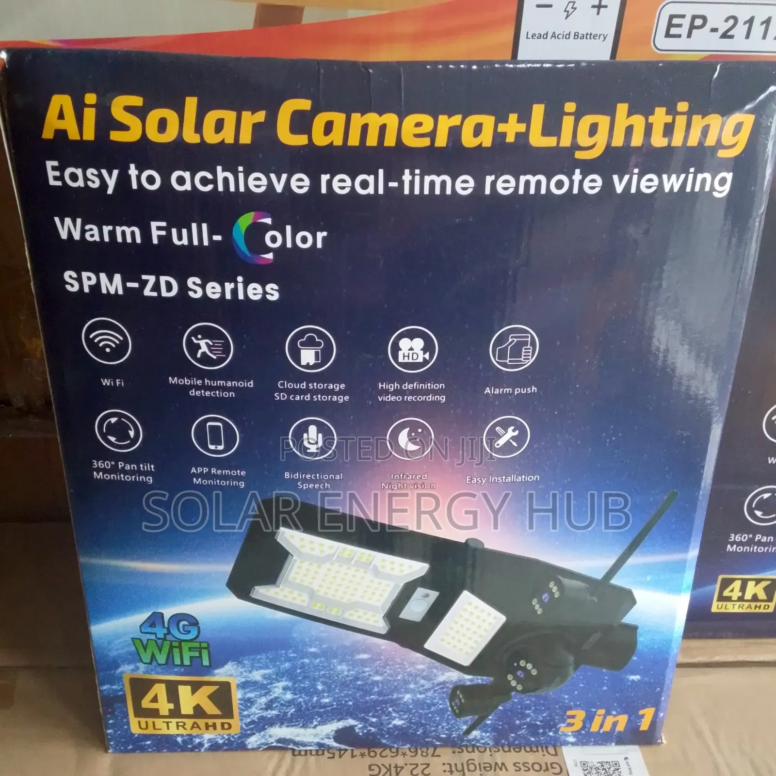3in1 Ai Solar Camera+Lighting