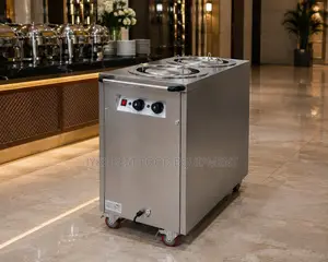 2 Head Electric Plate Warmer Cart