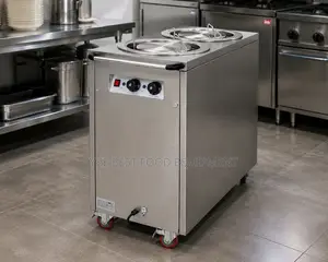 2 Head Electric Plate Warmer Cart