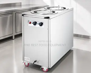 2 Head Electric Plate Warmer Cart