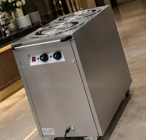 2 Head Electric Plate Warmer Cart