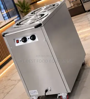 2 Head Electric Plate Warmer Cart