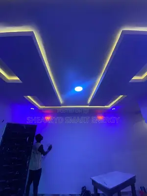 Modern POP Ceiling Decorative Electrical Lighting Installation
