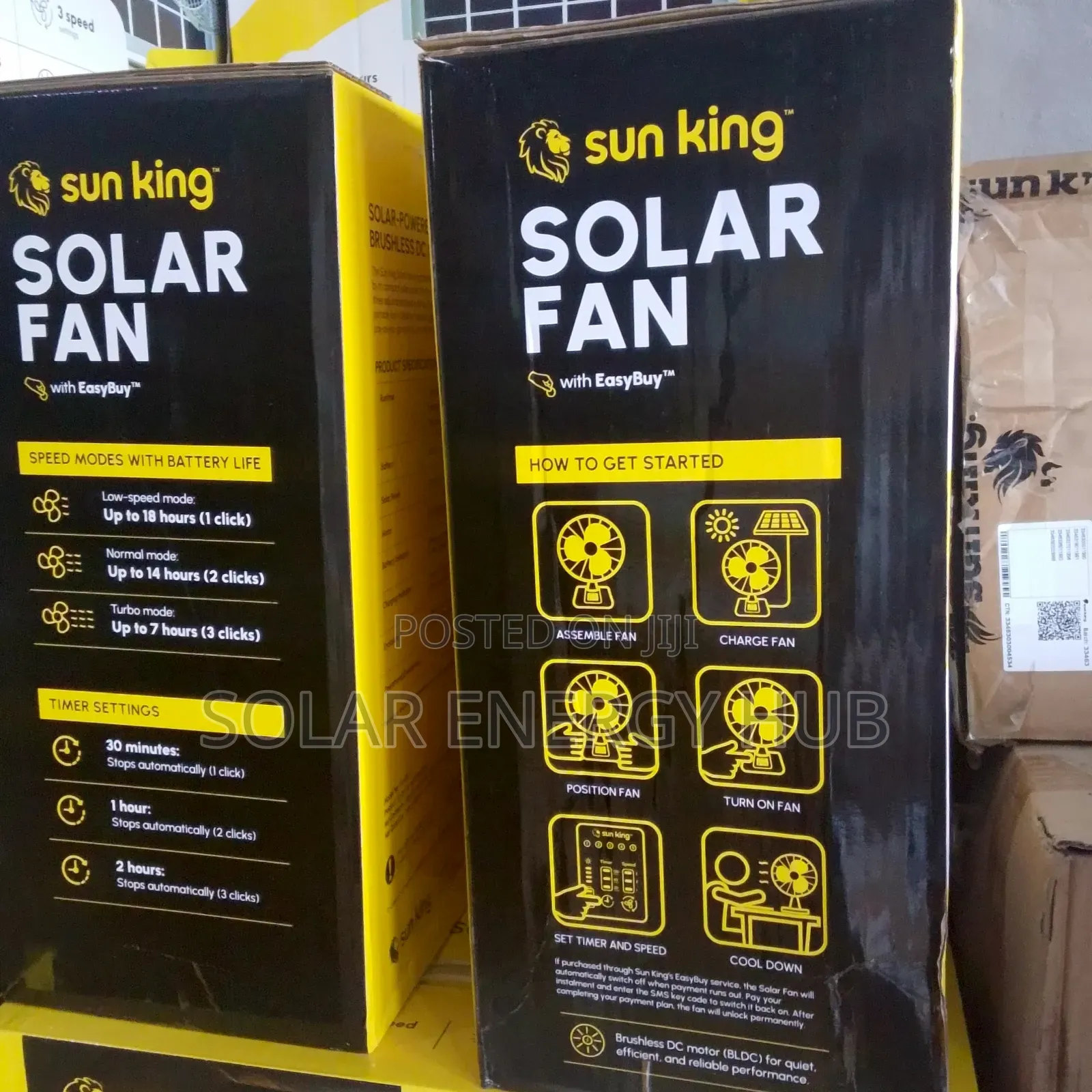 Sunking Solar Table Fan
