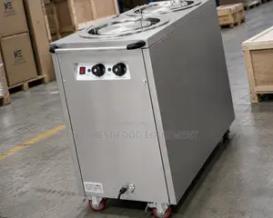 2 Head Electric Plate Warmer Cart