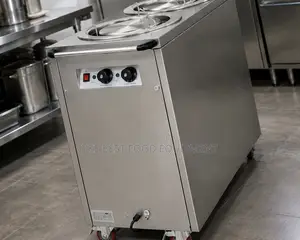 2 Head Electric Plate Warmer Cart