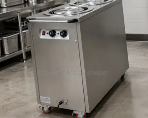 2 Head Electric Plate Warmer Cart