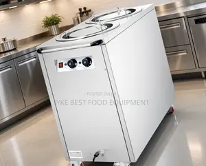 2 Head Electric Plate Warmer Cart