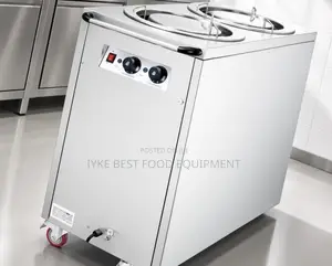 2 Head Electric Plate Warmer Cart