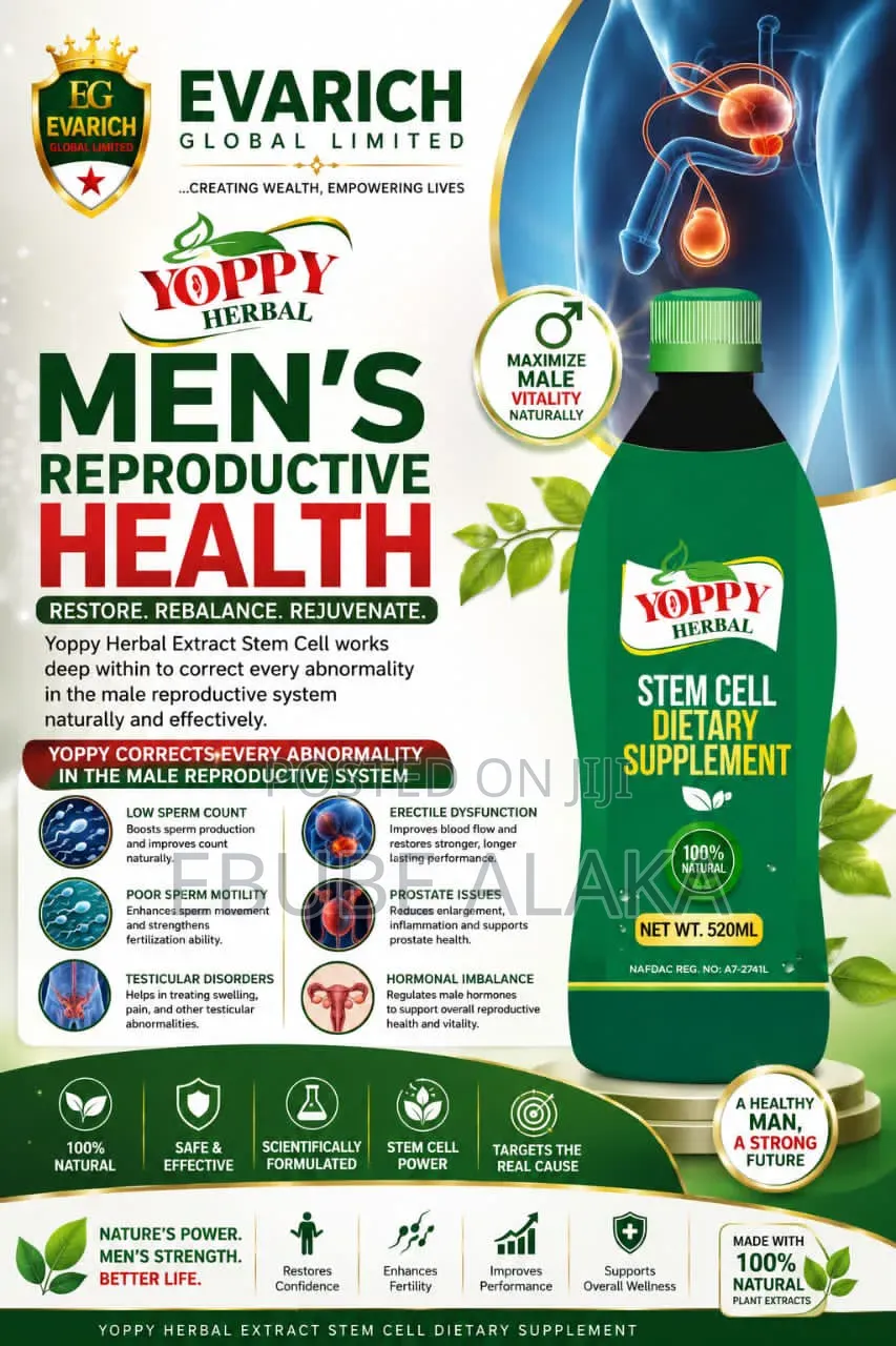 Yoppy Stem Cell Dietary Supplement (520ml) – Original Herbal Extract |