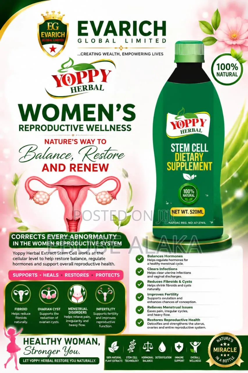 Yoppy Stem Cell Dietary Supplement (520ml) – Original Herbal Extract |