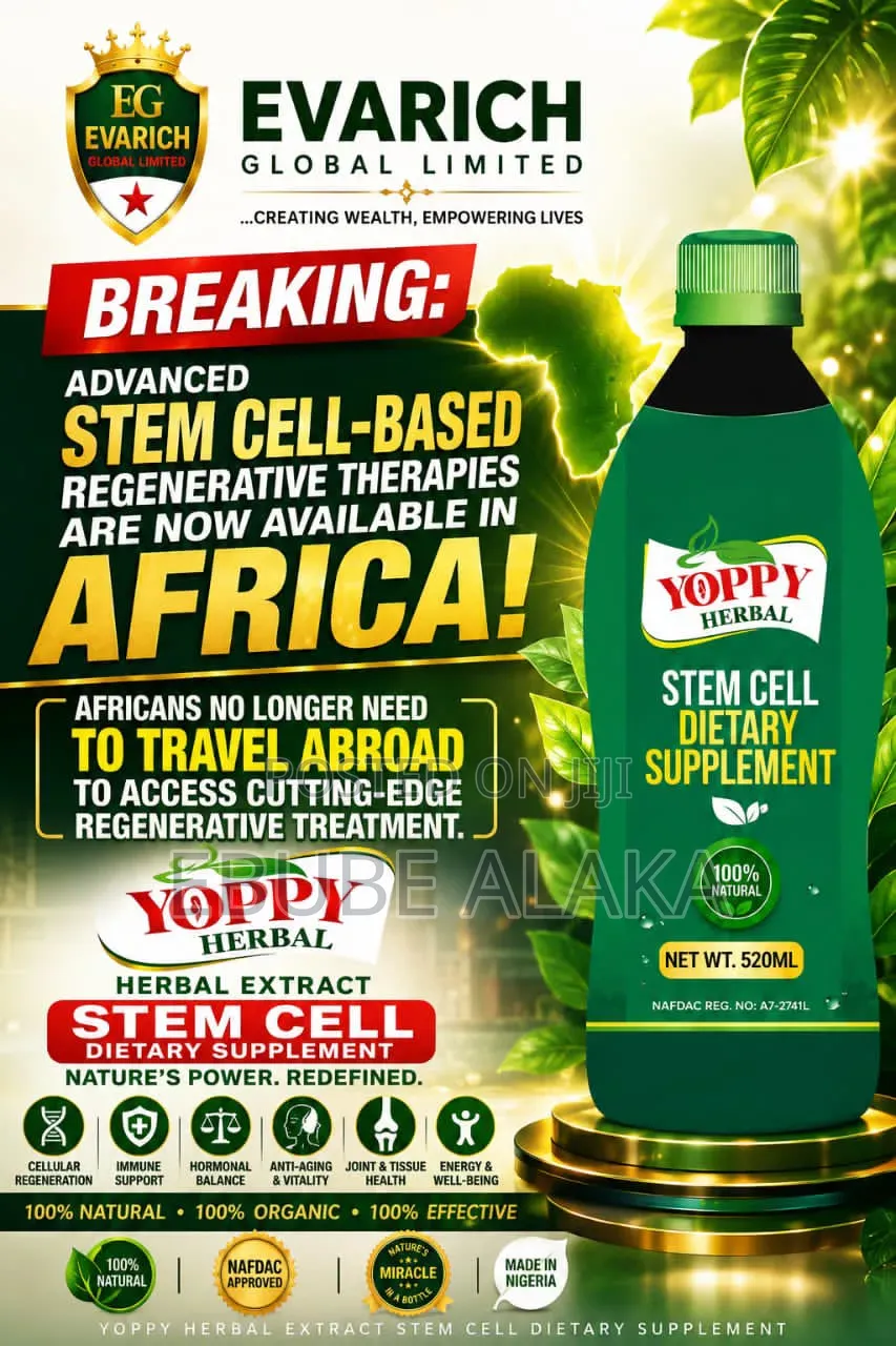 Yoppy Stem Cell Dietary Supplement (520ml) – Original Herbal Extract |
