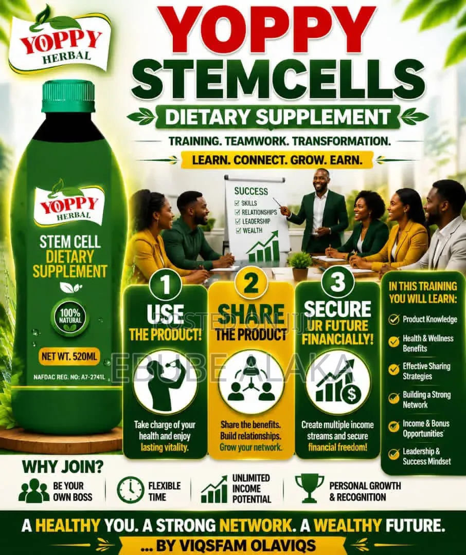 Yoppy Stem Cell Dietary Supplement (520ml) – Original Herbal Extract |