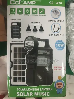 Solar Lighting Lantern With Radio