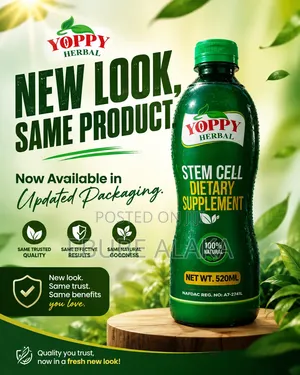 Yoppy Stem Cell Dietary Supplement (520ml) – Original Herbal Extract |