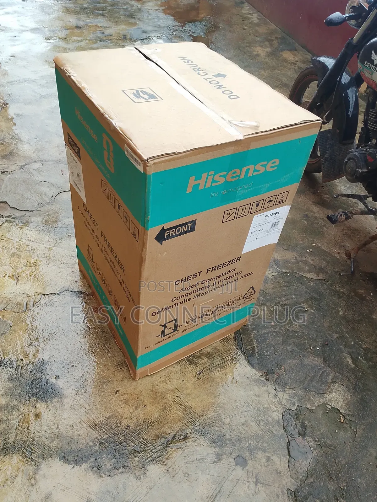 95L Fast Freezing Deep Chest Freezer (Hisense).