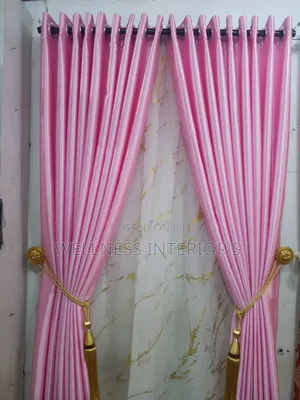 Pink Curtain Design