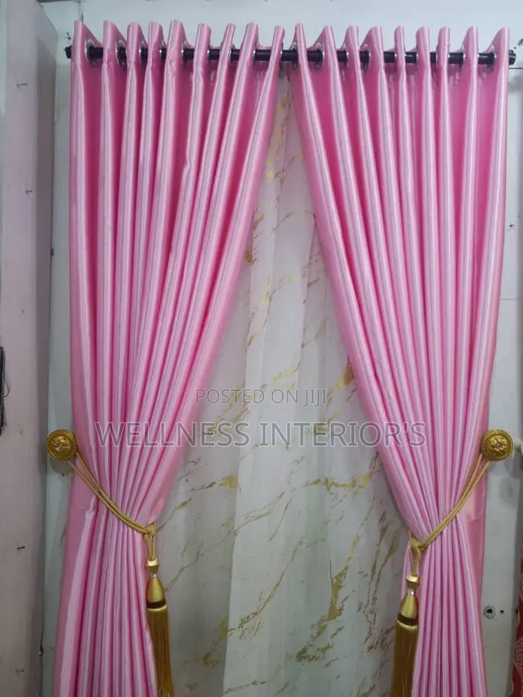 Pink Curtain Design