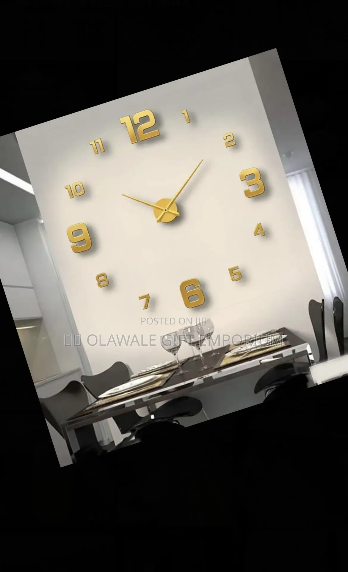 Wall Clock Letters