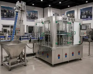 XGF 12-12-5 PET Bottle Washing Filling Capping Machine 6000BPH