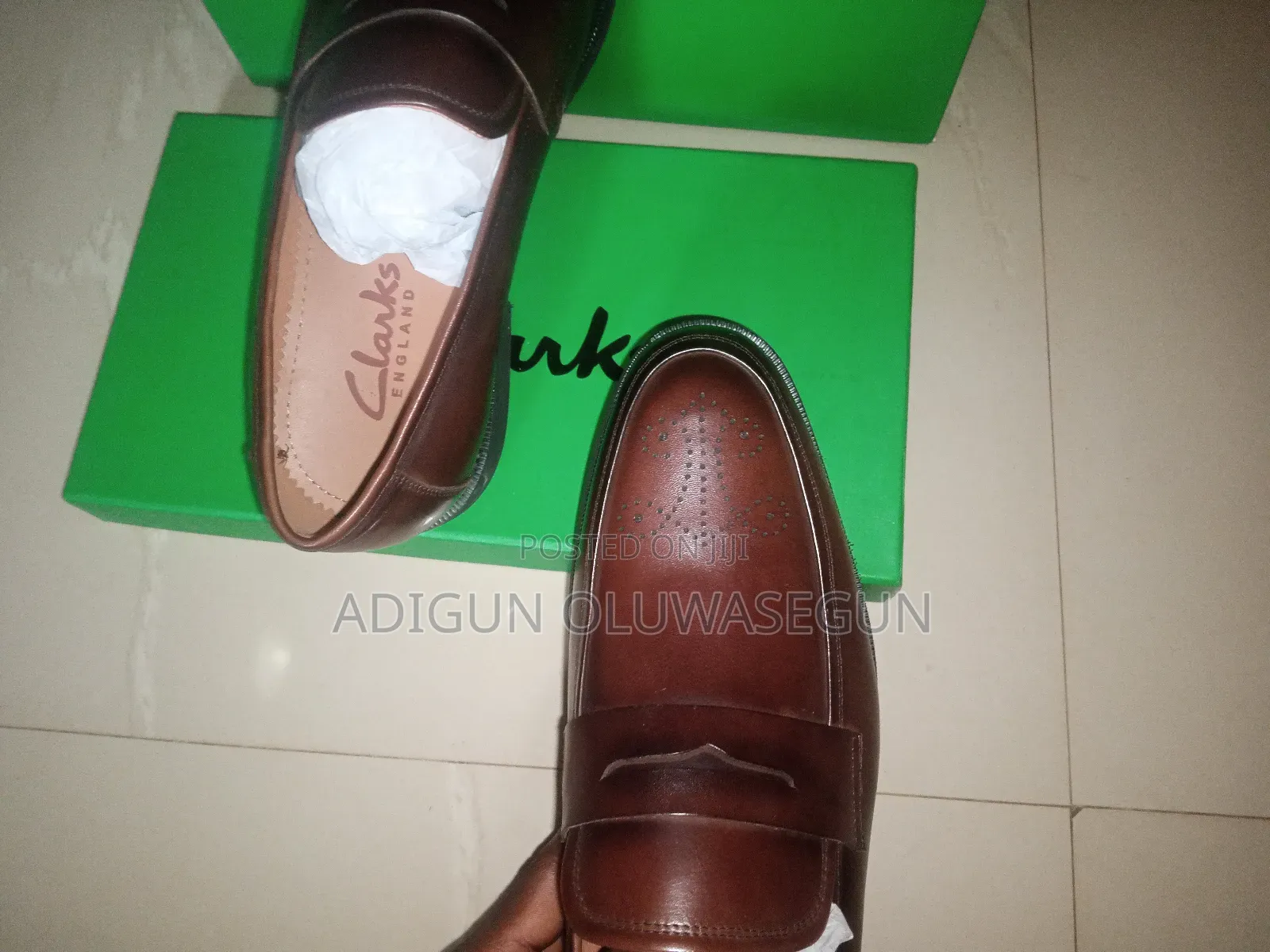 Original Clarks Leather Shoe