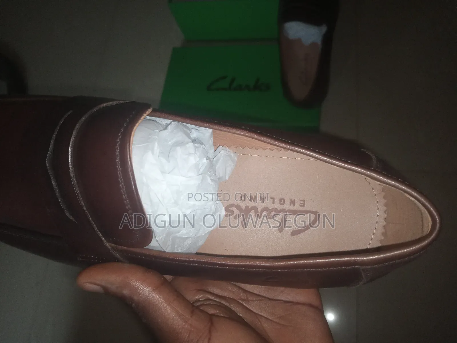 Original Clarks Leather Shoe