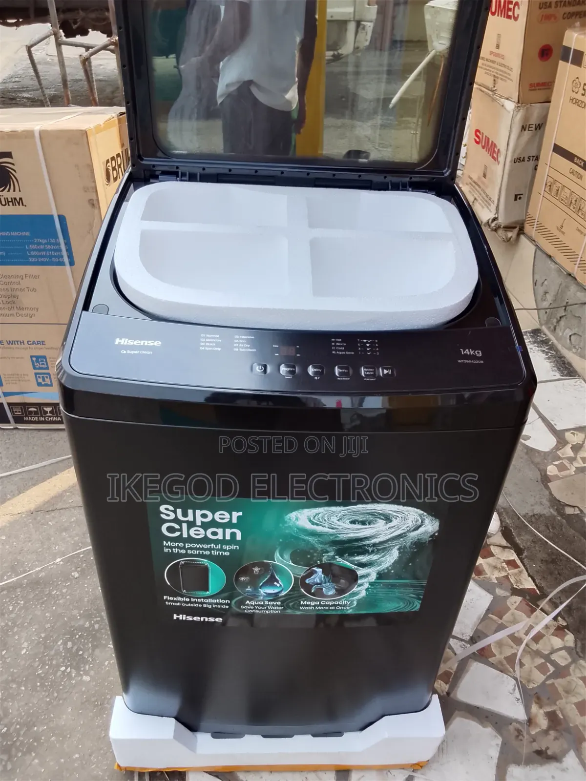 Hisense Washing Machine Automatic 9kg Top Load