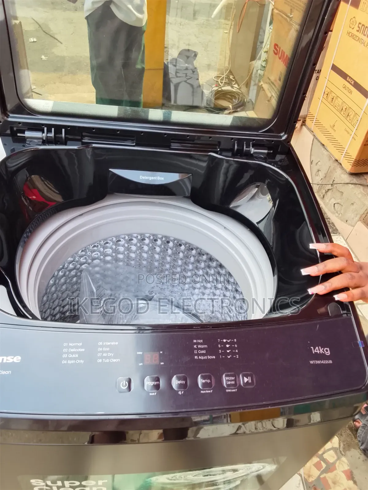 Hisense Washing Machine Automatic 9kg Top Load