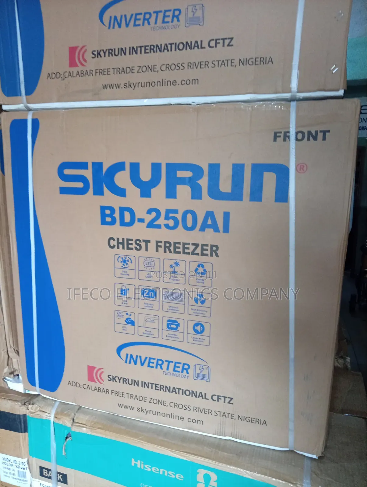 Inverter Skyrun Freezer. 3fit