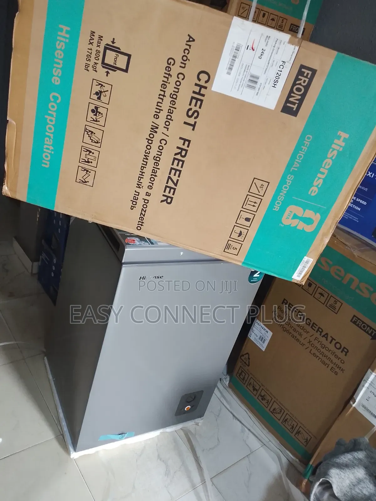 Hisense 95l Chest Freezer Silver, Fast Freezing.