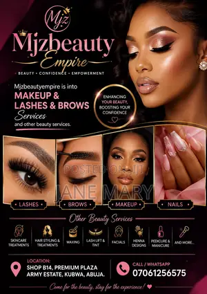 Makeup and Lashes and Brows Tech