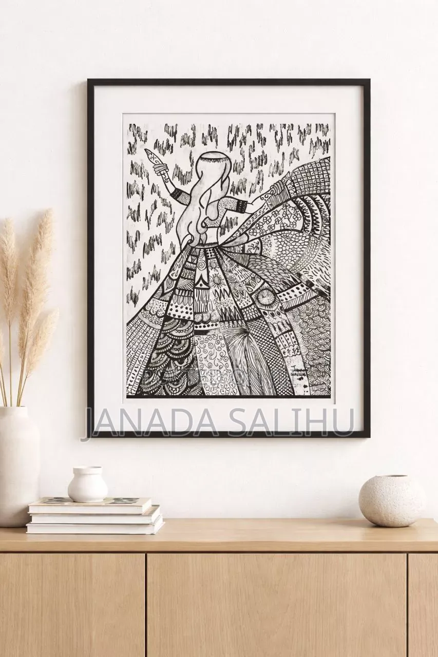 Original Hand Drawn Framed Artwork