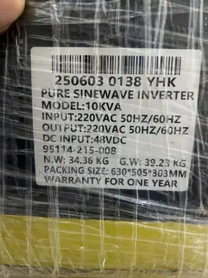 10kva 48v Yohako Inverter
