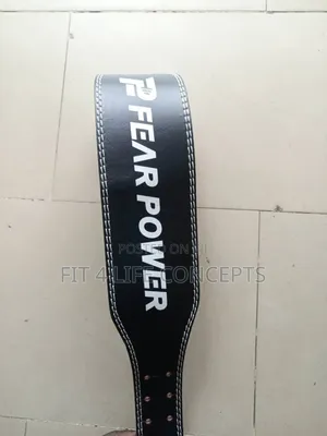 Fear Power Weightlifting Belt