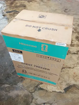Available Hisense 95L Chest Freezer FC 12SH, Silver.