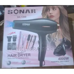 Sonar Professional 12-in-1 Fashion Hair Dryer Combo Set - 4000W