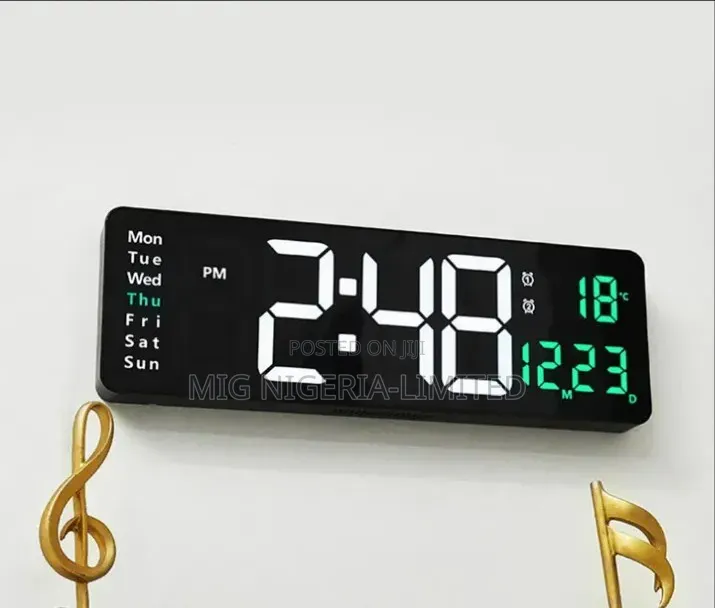 16 Inches Large LED Digital Wall Clock Wall Mounted