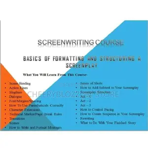 I'm a Professional Screenwriting TeacherLooking for Students