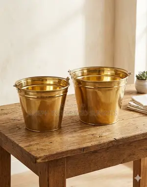 Non-Spark Brass Bucket