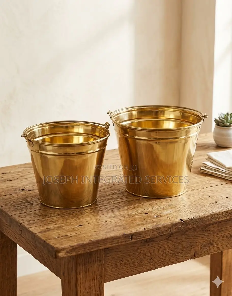 Non-Spark Brass Bucket