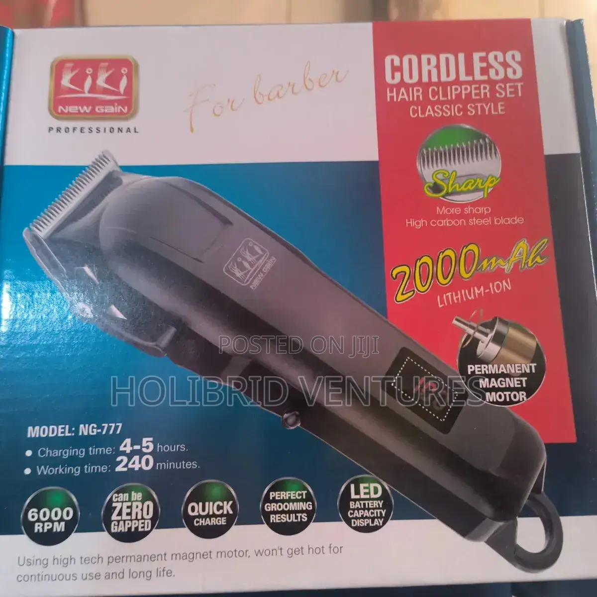 Rechargeable Hair Clipper