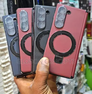 Ultra Slim Leather Magsafe Cover for Samsung Fold 4,5,6 and 7