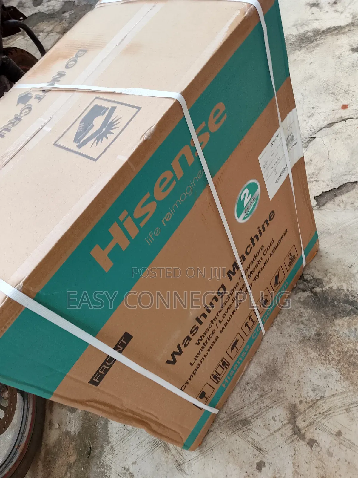 Unique Hisense White Washing Machine 7kg.