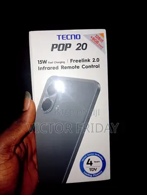 New Tecno Pop 20 128 GB Black