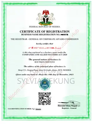 CAC Business Name Registration